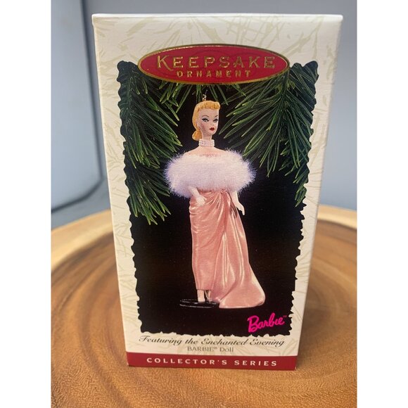 Hallmark Keepsake Ornament Enchanted Evening Barbie Doll Collectors Series 1996 - Picture 6 of 8